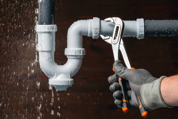 Professional Emergency Plumber technician working in Savoy, TX